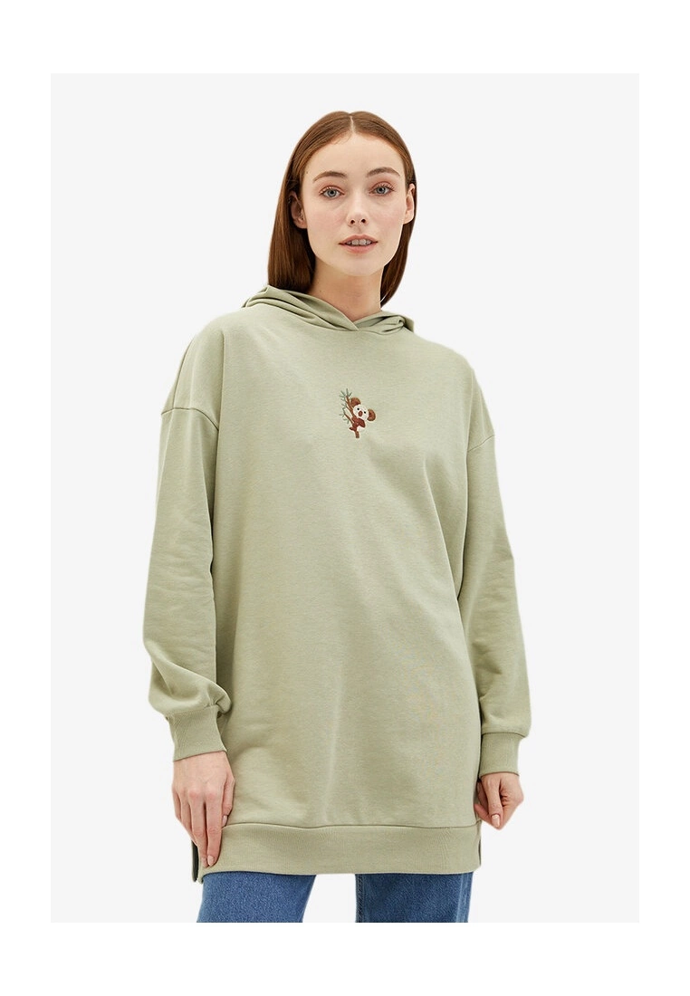 LC WAIKIKI Hooded Embroidered Women Tunic 3 LC WAIKIKI Hooded Embroidered Women Tunic