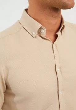 LC WAIKIKI Slim Fit Long Sleeve Dobby Men's Shirt -LC WAIKIKI popular shop lc waikiki 0671 6733236 4