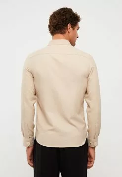 LC WAIKIKI Slim Fit Long Sleeve Dobby Men's Shirt -LC WAIKIKI popular shop lc waikiki 0672 6733236 5