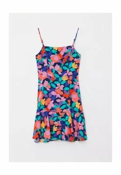 LC WAIKIKI Square Collar Floral Strap Viscose Women's Dress -LC WAIKIKI popular shop lc waikiki 0675 9775326 5