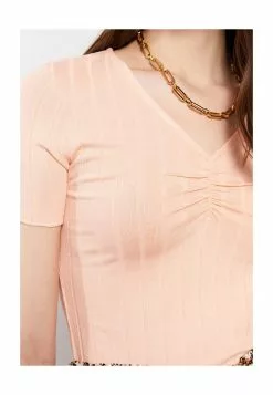 LC WAIKIKI V Neck Straight Women T-Shirt -LC WAIKIKI popular shop lc waikiki 0691 6035226 3