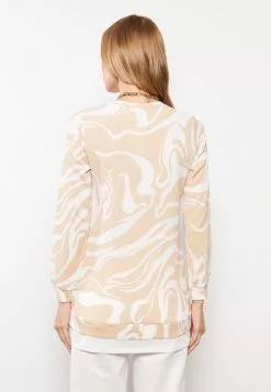 LC WAIKIKI Crew Neck Patterned Long Sleeve Women's Tunic -LC WAIKIKI popular shop lc waikiki 0815 3629726 5