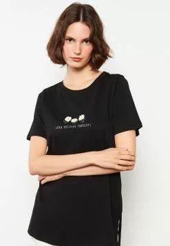 LC WAIKIKI Crew Neck Printed Short Sleeve Cotton Women's T-Shirt -LC WAIKIKI popular shop lc waikiki 0849 5849836 3