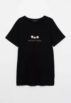 LC WAIKIKI Crew Neck Printed Short Sleeve Cotton Women's T-Shirt -LC WAIKIKI popular shop lc waikiki 0850 5849836 6