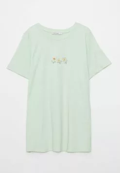 LC WAIKIKI Crew Neck Printed Short Sleeve Cotton Women's T-Shirt -LC WAIKIKI popular shop lc waikiki 0930 7059836 6