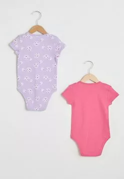 LC WAIKIKI Crew Neck Short Sleeve Printed Baby Girl Body With Snap Fastener 2 Pieces -LC WAIKIKI popular shop lc waikiki 0966 2970936 2