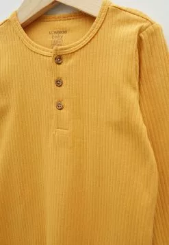 LC WAIKIKI Crew Neck Long Sleeve Basic Cotton Baby Girl Rompers 2 Pack -LC WAIKIKI popular shop lc waikiki 0973 3464936 4