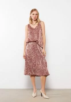 LC WAIKIKI V-Neck Patterned Sleeveless Women's Blouse -LC WAIKIKI popular shop lc waikiki 1157 3719726 3