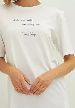 LC WAIKIKI MODEST Crew Neck Printed Cotton Tunic -LC WAIKIKI popular shop lc waikiki 1163 4012206 3