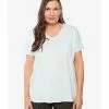 LC WAIKIKI V-Neck Straight Short Sleeve Cotton Women's T-Shirt -LC WAIKIKI popular shop lc waikiki 1210 5603526 1