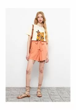 LC WAIKIKI Tie Poplin Shorts -LC WAIKIKI popular shop lc waikiki 1224 5509426 4