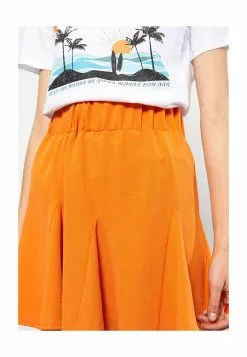 LC WAIKIKI Elastic Waist Plain Pleated Women's Skirt -LC WAIKIKI popular shop lc waikiki 1238 2406326 3