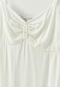 LC WAIKIKI Heart Collar Self Patterned Strap Poplin Women's Dress -LC WAIKIKI popular shop lc waikiki 1238 6865726 7