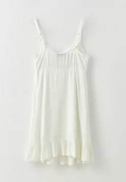 LC WAIKIKI Heart Collar Self Patterned Strap Poplin Women's Dress -LC WAIKIKI popular shop lc waikiki 1238 6865726 8