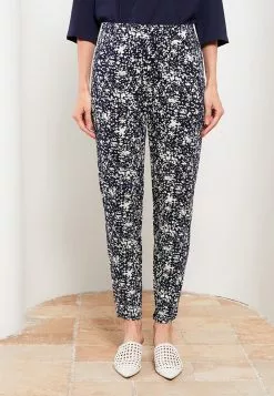 LC WAIKIKI Women's Elastic Waist Patterned Sweatpants -LC WAIKIKI popular shop lc waikiki 1239 6219726 4