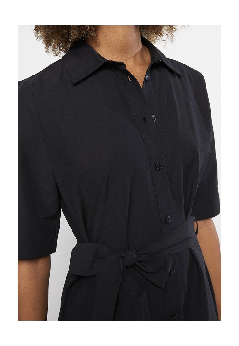 LC WAIKIKI Collared Poplin Women's Shirt Dress 5 LC WAIKIKI Collared Poplin Women's Shirt Dress - Image 3