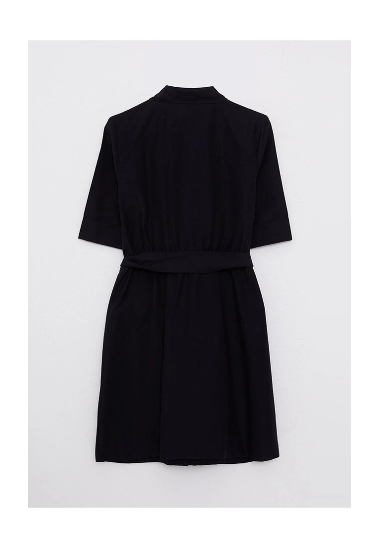 LC WAIKIKI Collared Poplin Women's Shirt Dress 8 LC WAIKIKI Collared Poplin Women's Shirt Dress - Image 6