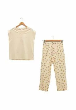LC WAIKIKI Women's Rose Top & Pants Pyjama Set -LC WAIKIKI popular shop lc waikiki 1249 2872526 8