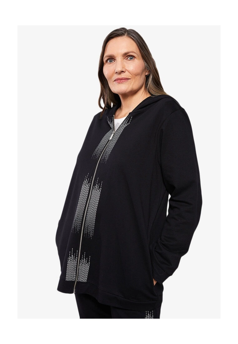 LC WAIKIKI Hooded Patterned Long Sleeve Women's Sports Cardigan 3 LC WAIKIKI Hooded Patterned Long Sleeve Women's Sports Cardigan