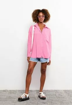 LC WAIKIKI Front Button Closure Straight Long Sleeve Women's Shirt -LC WAIKIKI popular shop lc waikiki 1256 1862236 2