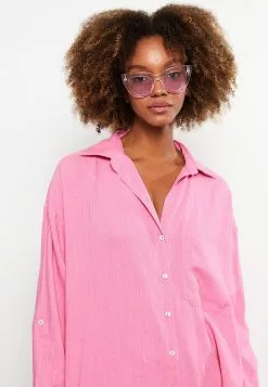 LC WAIKIKI Front Button Closure Straight Long Sleeve Women's Shirt -LC WAIKIKI popular shop lc waikiki 1256 1862236 3