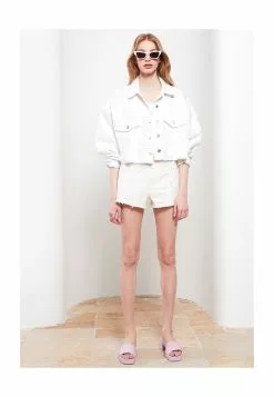 LC WAIKIKI Women's Cut-Off Denim Jacket 11 LC WAIKIKI Women's Cut-Off Denim Jacket -LC WAIKIKI popular shop lc waikiki 1256 8972526 4