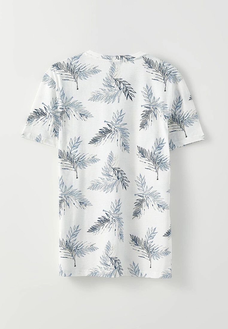 LC WAIKIKI Crew Neck Short Sleeve Patterned Combed Cotton Men's T-Shirt 9 LC WAIKIKI Crew Neck Short Sleeve Patterned Combed Cotton Men's T-Shirt - Image 7