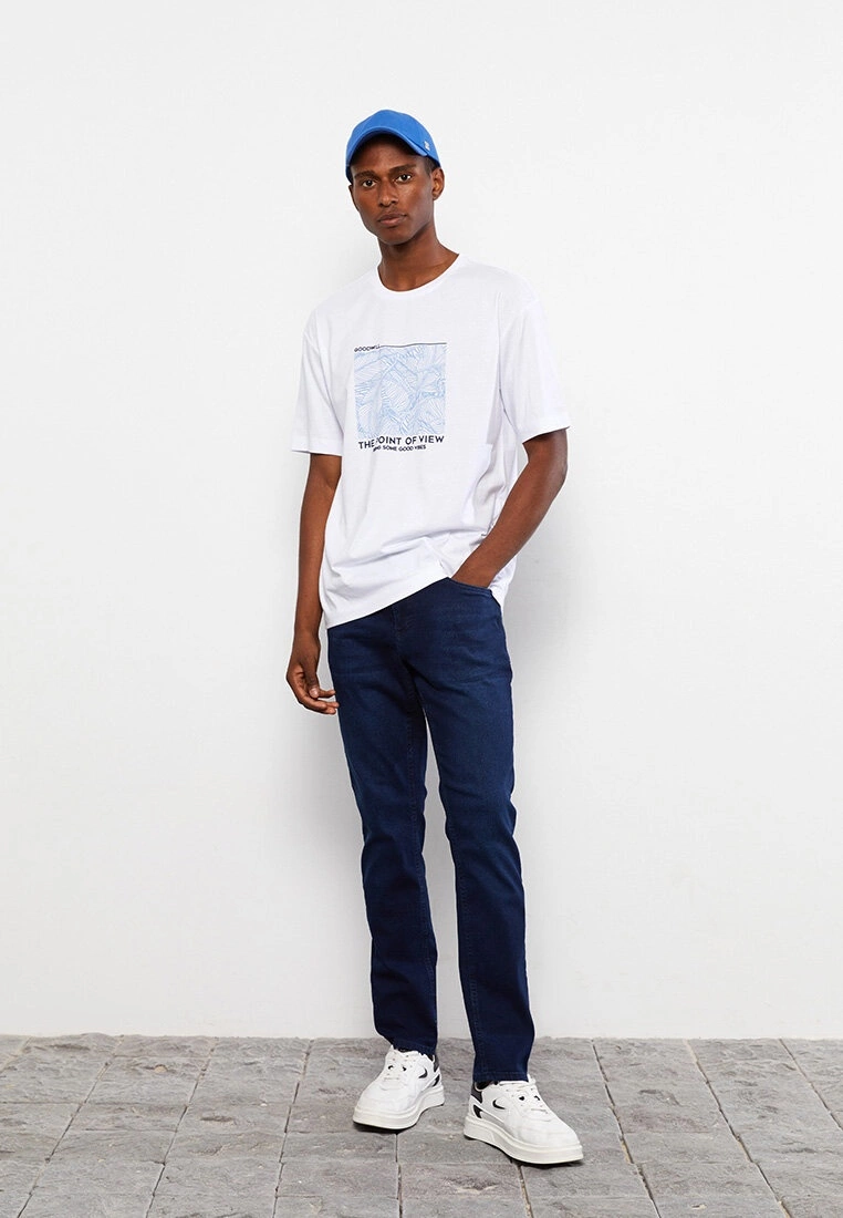 LC WAIKIKI Crew Neck Short Sleeve Printed Combed Cotton Men's T-Shirt 5 LC WAIKIKI Crew Neck Short Sleeve Printed Combed Cotton Men's T-Shirt - Image 3