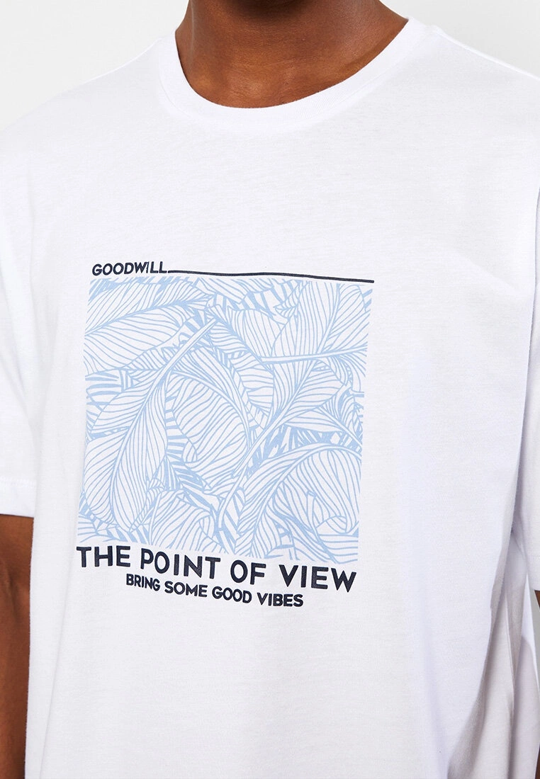 LC WAIKIKI Crew Neck Short Sleeve Printed Combed Cotton Men's T-Shirt 6 LC WAIKIKI Crew Neck Short Sleeve Printed Combed Cotton Men's T-Shirt - Image 4