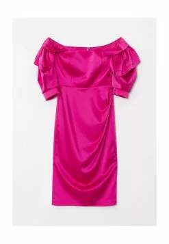 LC WAIKIKI Off Shoulder Plain Satin Women's Dress 12 LC WAIKIKI Off Shoulder Plain Satin Women's Dress -LC WAIKIKI popular shop lc waikiki 1264 1906526 5