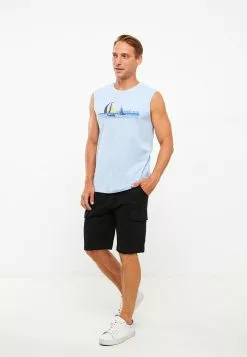 LC WAIKIKI Crew Neck Sleeveless Printed Combed Cotton Men's Athlete 11 LC WAIKIKI Crew Neck Sleeveless Printed Combed Cotton Men's Athlete -LC WAIKIKI popular shop lc waikiki 1264 3203236 3