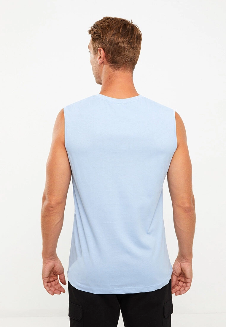 LC WAIKIKI Crew Neck Sleeveless Printed Combed Cotton Men's Athlete 7 LC WAIKIKI Crew Neck Sleeveless Printed Combed Cotton Men's Athlete - Image 5