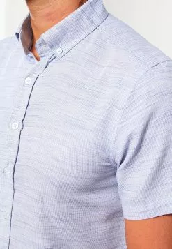 LC WAIKIKI Slim Fit Short Sleeve Patterned Poplin Men's Shirt -LC WAIKIKI popular shop lc waikiki 1275 0909726 4