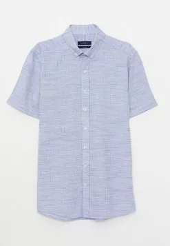 LC WAIKIKI Slim Fit Short Sleeve Patterned Poplin Men's Shirt -LC WAIKIKI popular shop lc waikiki 1275 0909726 6