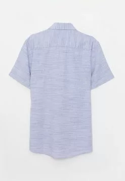 LC WAIKIKI Slim Fit Short Sleeve Patterned Poplin Men's Shirt -LC WAIKIKI popular shop lc waikiki 1275 0909726 7