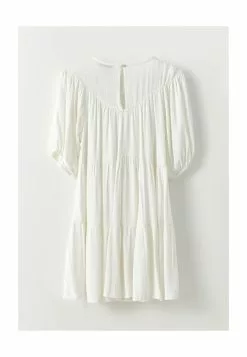 LC WAIKIKI Crew Neck Embroidered Poplin Women's Dress -LC WAIKIKI popular shop lc waikiki 1283 5426526 6