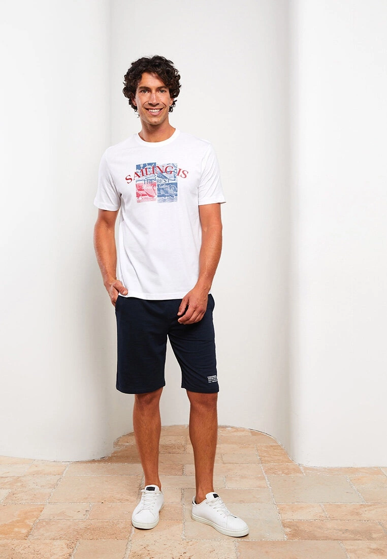 LC WAIKIKI Standard Pattern Waist Elastic Men's Shorts 3 LC WAIKIKI Standard Pattern Waist Elastic Men's Shorts