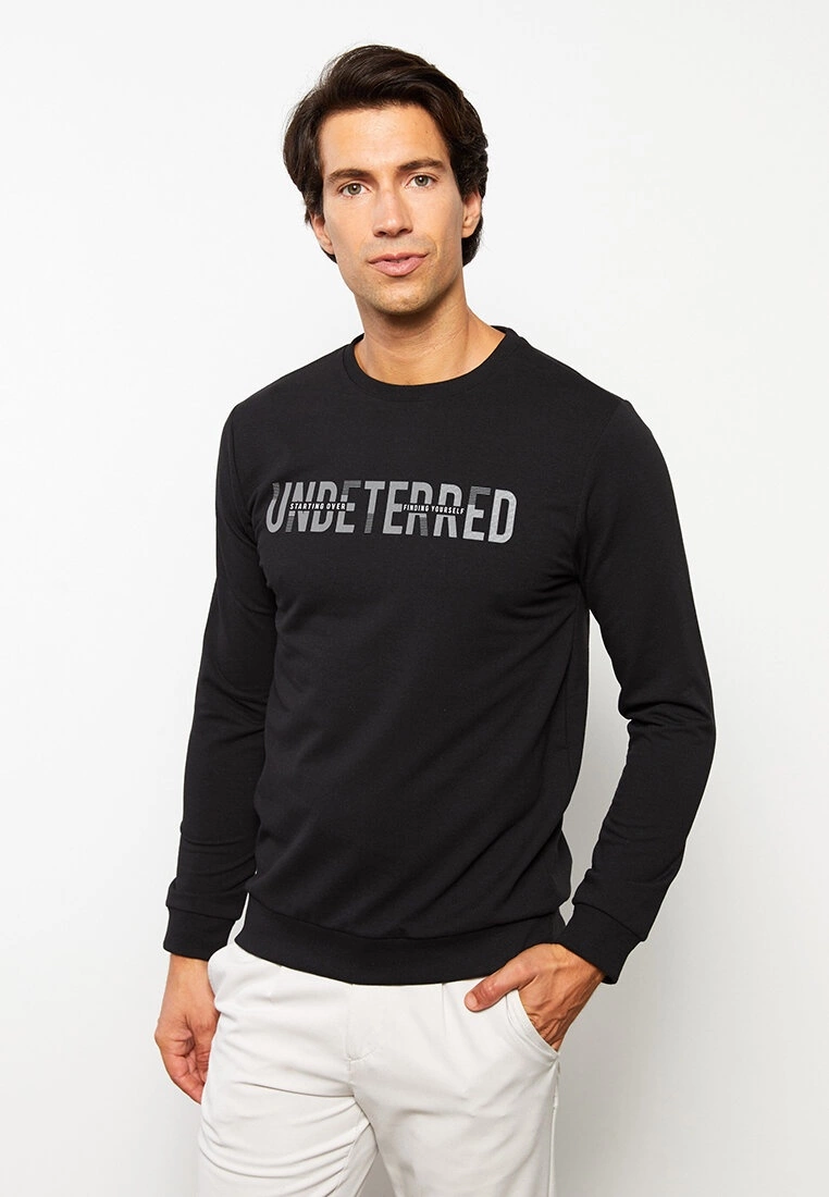 LC WAIKIKI Crew Neck Long Sleeve Printed Men's Sweatshirt 3 LC WAIKIKI Crew Neck Long Sleeve Printed Men's Sweatshirt