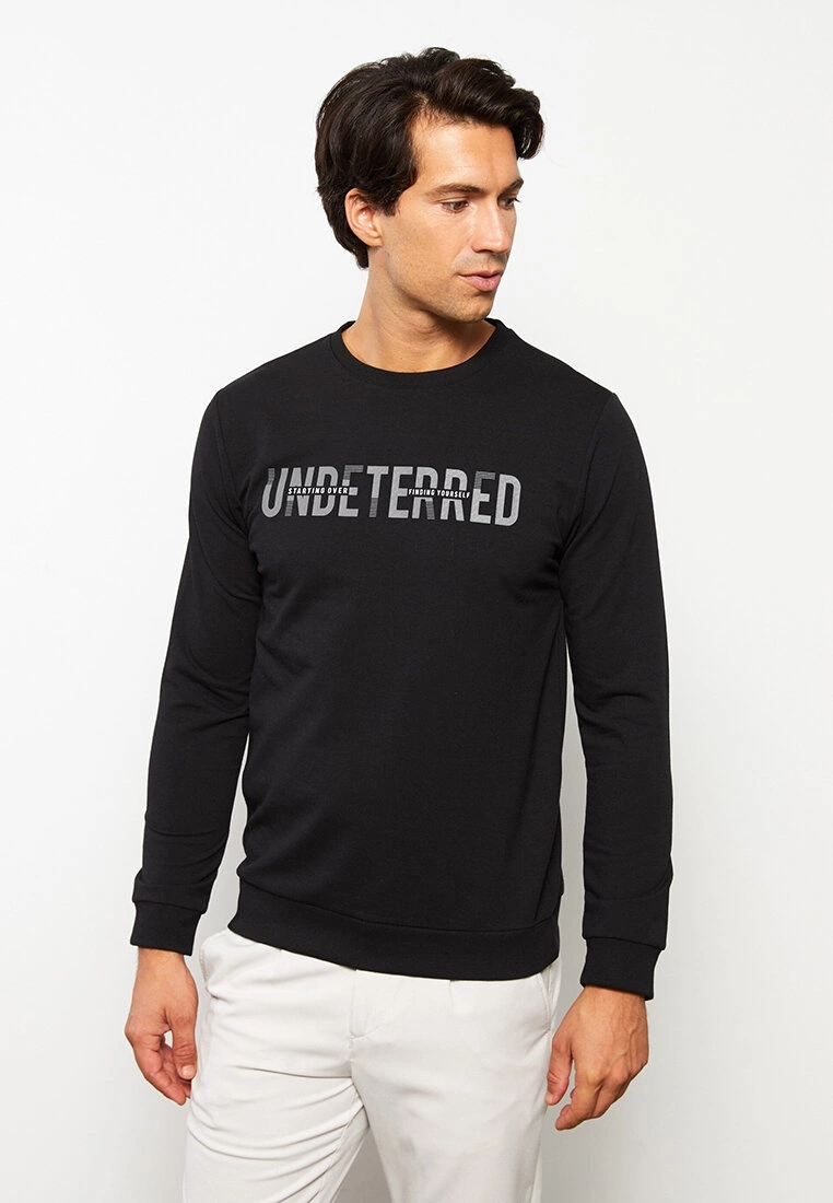 LC WAIKIKI Crew Neck Long Sleeve Printed Men's Sweatshirt 5 LC WAIKIKI Crew Neck Long Sleeve Printed Men's Sweatshirt - Image 3