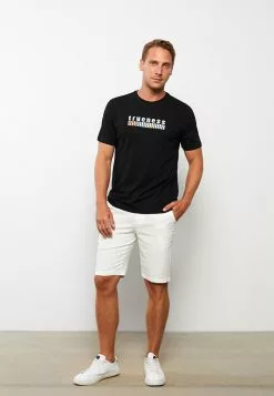 LC WAIKIKI Crew Neck Short Sleeve Printed Mens T-Shirt -LC WAIKIKI popular shop lc waikiki 1290 8998726 3