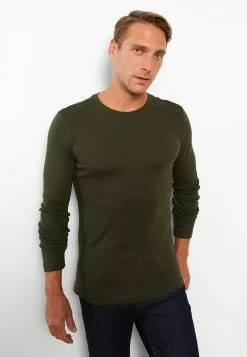 LC WAIKIKI Crew Neck Long Sleeve Combed Cotton Men's T-Shirt -LC WAIKIKI popular shop lc waikiki 1292 4509726 3