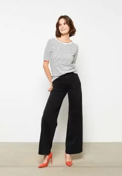 LC WAIKIKI Crew Neck Striped Short Sleeve Women's T-Shirt 11 LC WAIKIKI Crew Neck Striped Short Sleeve Women's T-Shirt -LC WAIKIKI popular shop lc waikiki 1299 0029726 3