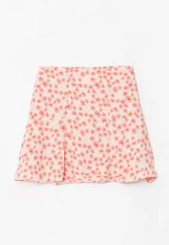 LC WAIKIKI Zippered Waist Floral Viscose Women's Short Skirt -LC WAIKIKI popular shop lc waikiki 1305 1203236 6