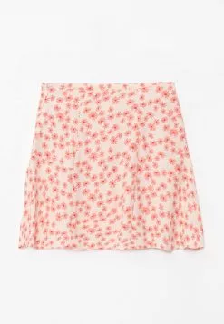 LC WAIKIKI Zippered Waist Floral Viscose Women's Short Skirt -LC WAIKIKI popular shop lc waikiki 1305 1203236 7