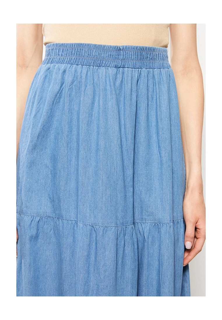 LC WAIKIKI Straight Jean Skirt 5 LC WAIKIKI Straight Jean Skirt - Image 3