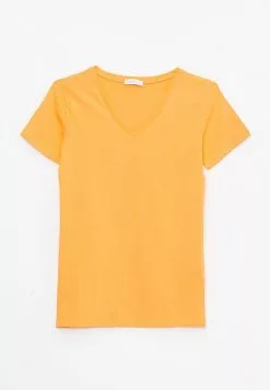 LC WAIKIKI V Neck Straight Short Sleeve Women T-Shirt -LC WAIKIKI popular shop lc waikiki 1314 7529726 6