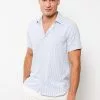 LC WAIKIKI Regular Fit Short Sleeve Striped Men's Shirt