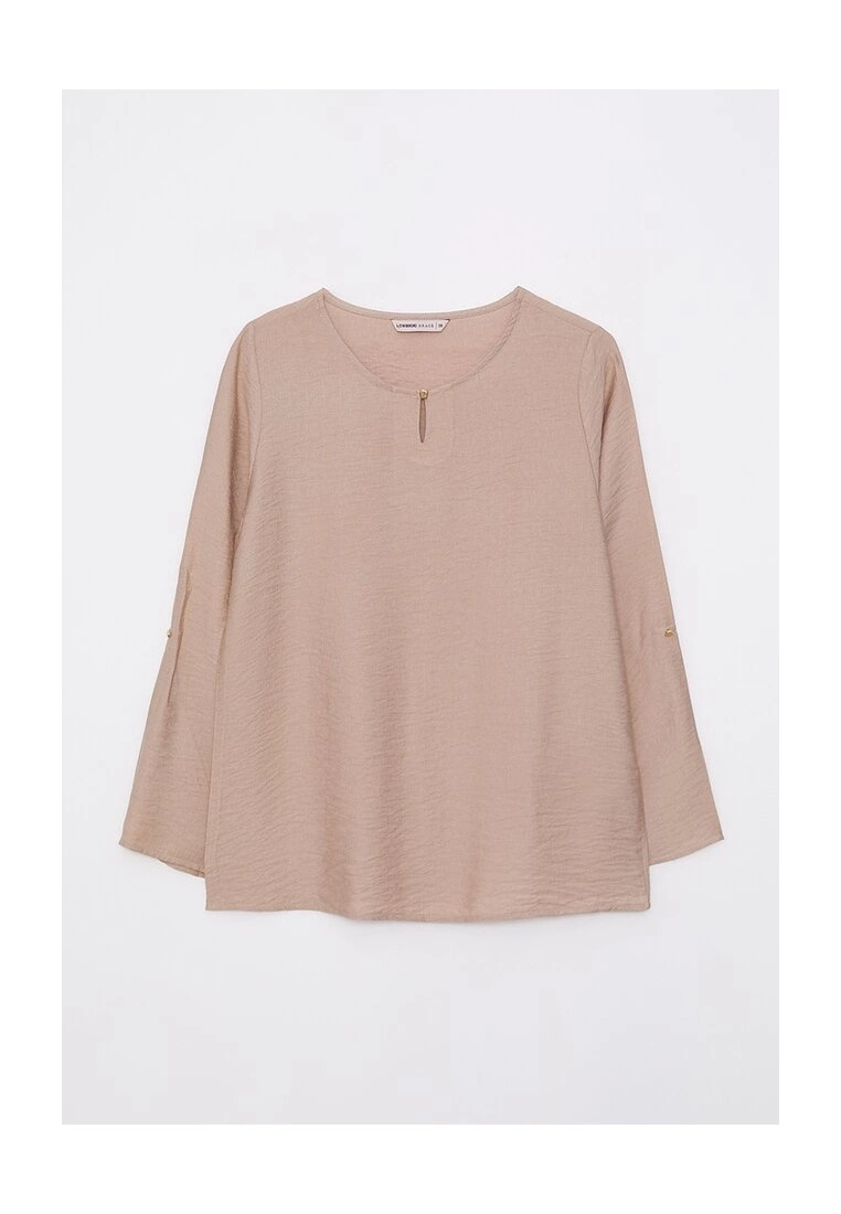 LC WAIKIKI Crew Neck Long Sleeves Women's Blouse 7 LC WAIKIKI Crew Neck Long Sleeves Women's Blouse - Image 5