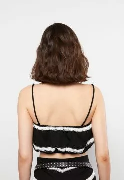 LC WAIKIKI Square Collar Color Block Strap Female Singlet -LC WAIKIKI popular shop lc waikiki 1344 0426726 5