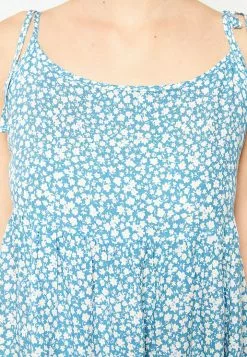 LC WAIKIKI U Neck Patterned Strappy Viscose Women's Dress -LC WAIKIKI popular shop lc waikiki 1346 8719726 4